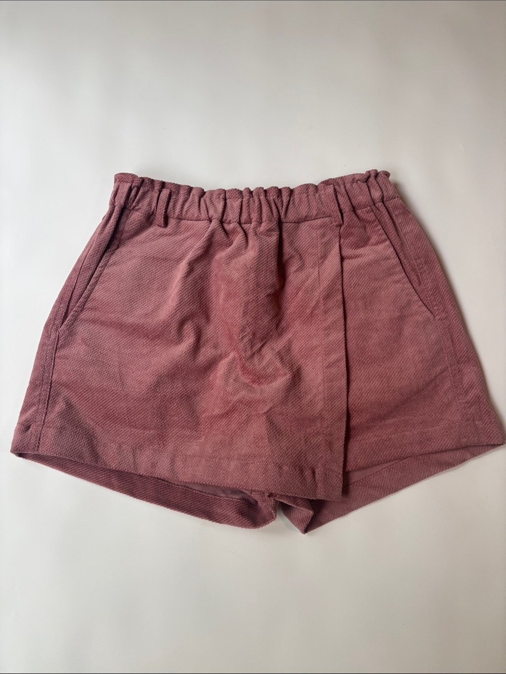 Pink Lily Mauve Rose Pink Elastic-Waist Skort